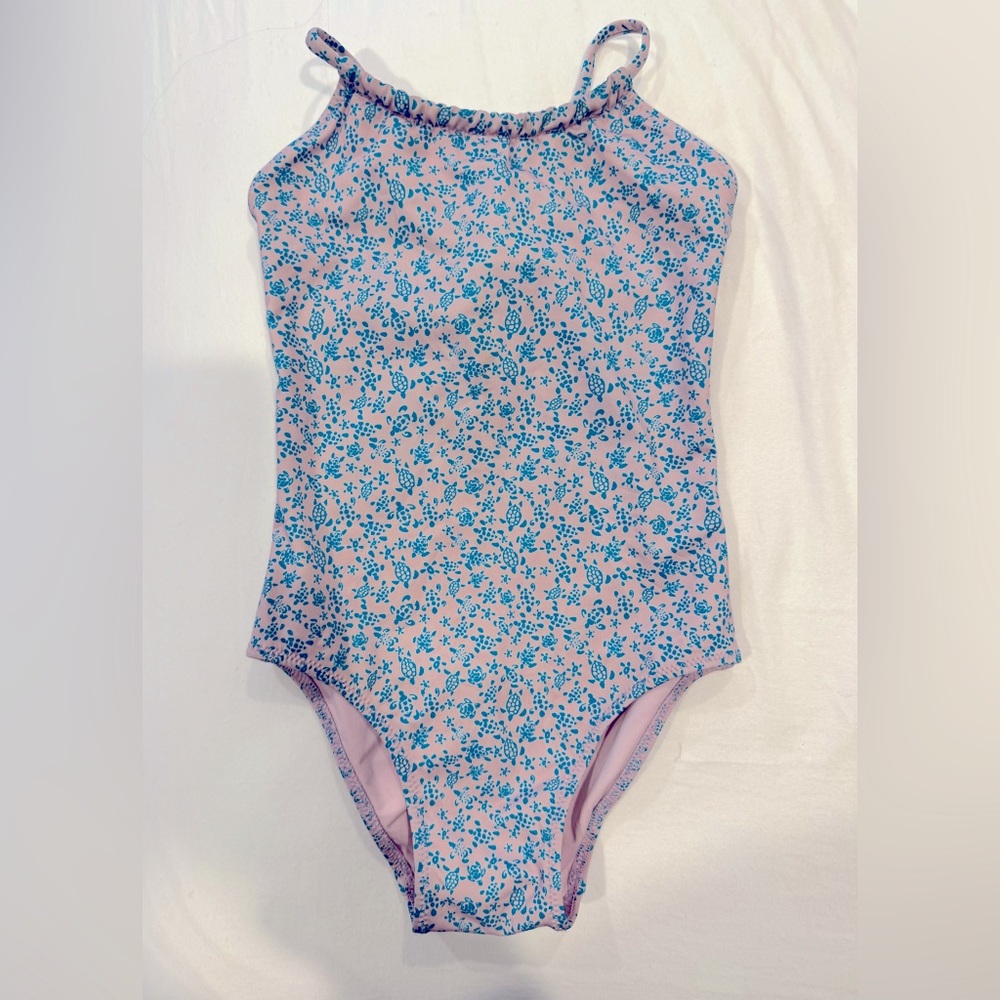 Vilebrequin Kids One-Piece Swimsuit Sea-Turtle Print Size: 2 Years